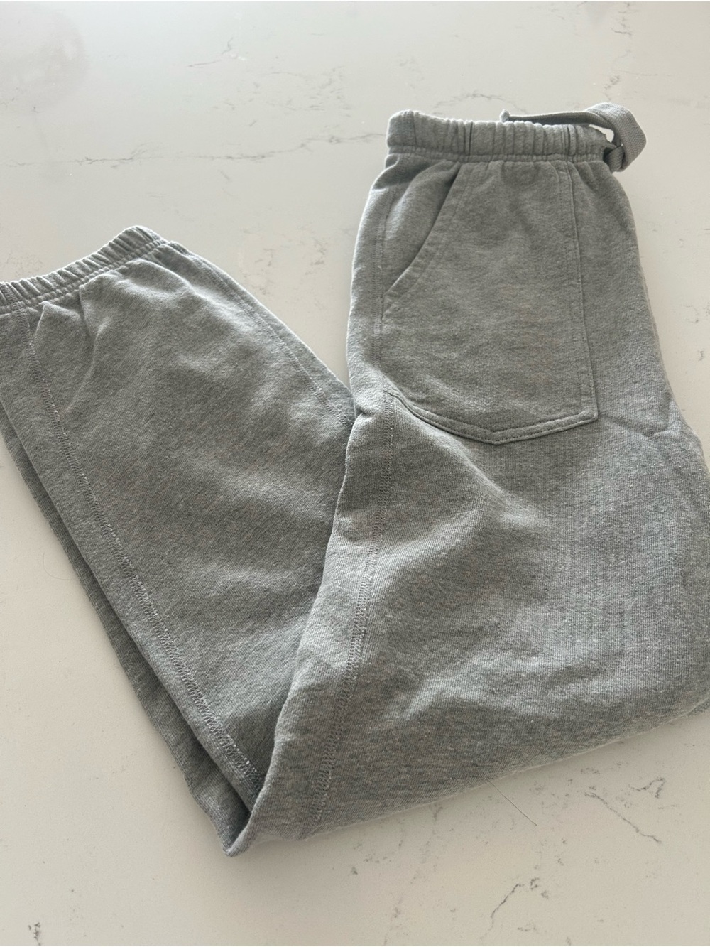 Niki Logan Shon Gray Elastic-Waist Sweatpants NWOT